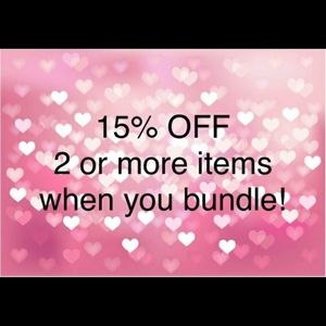 15% Off Bundles!